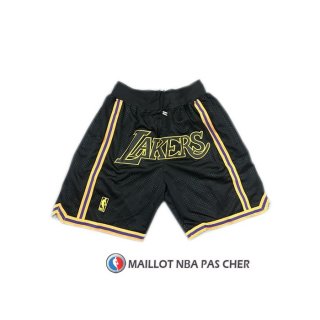 Short Los Angeles Lakers Noir