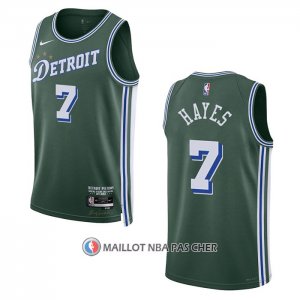 Maillot Detroit Pistons Killian Hayes NO 7 Ville 2022-23 Vert