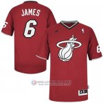 Maillot James Miami Heat #6 Rouge