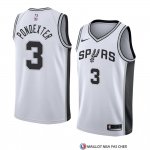 Maillot San Antonio Spurs Quincy Pondexter Association 2018 Blanc