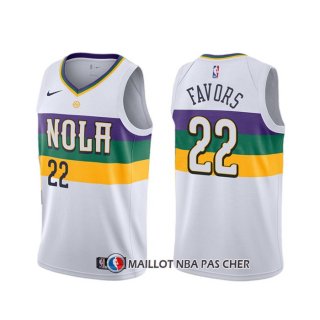 Maillot New Orleans Pelicans Derrick Favors Ville 2019-20 Blanc