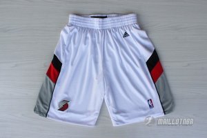 Short retro Blanc Portland Trail Blazers NBA
