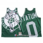 Maillot Boston Celtics Jayson Tatum Mitchell & Ness Big Face Vert