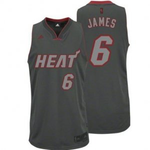 Maillot Gris James Miami Heat Revolution 30