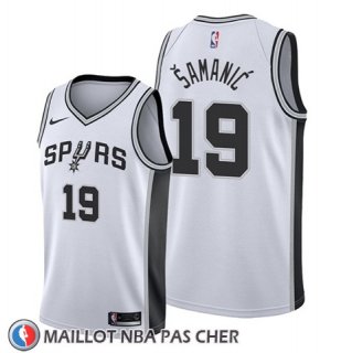 Maillot San Antonio Spurs Luka Samanic Association 2019-20 Blanc