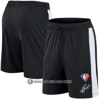 Short San Antonio Spurs 75th Anniversary Noir