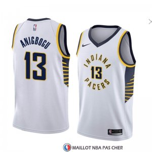 Maillot Indiana Pacers Ike Anigbogu Association 2018 Blanc