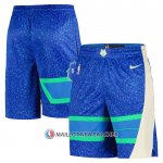 Short Milwaukee Bucks Ville 2023-24 Bleu