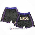 Short Los Angeles Lakers Ville Just Don 2023-24 Noir