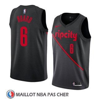 Maillot Portland Trail Blazers Jaylen Hoard Ville 2019 Noir