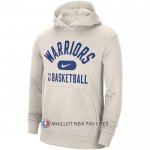 Veste a Capuche Golden State Warriors Performance Practice 2021-22 Blanc