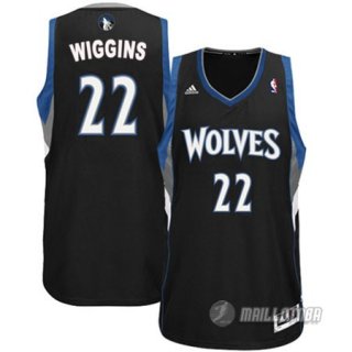 Maillot Noire Wiggins Minnesota Timberwolves Revolution 30