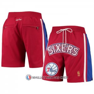 Short Philadelphia 76ers Mitchell & Ness 1996-97 Rouge