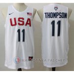 Maillot NBA Twelve USA Dream Team Thompson 11# Blanc