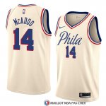 Maillot Philadelphia 76ers James Michael Mcadoo Ville 2018 Crema
