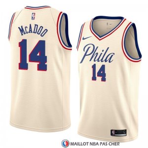Maillot Philadelphia 76ers James Michael Mcadoo Ville 2018 Crema