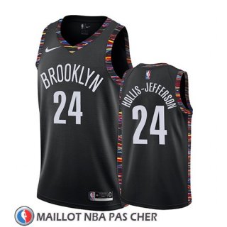 Maillot Brooklyn Nets Rondae Hollis Jefferson Ville 2019 Noir