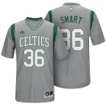 Maillot Manche Courte Celtics Smart 36 Gris