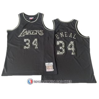 Maillot Los Angeles Lakers Kobe Bryant NO 34 Swingman Mitchell & Ness 1996-97 Noir