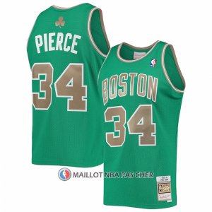 Maillot Boston Celtics Paul Pierce NO 34 Mitchell & Ness 2007-08 Vert  Maillot Boston Celtics Paul Pierce NO 34 Mitchell & Ness 2007-08 Vert