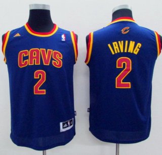 Maillot Enfant de Irving Cleveland Cavaliers #2 Bleu