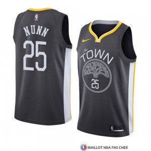 Maillot Golden State Warriors Kendrick Nunn Statement 2018 Noir