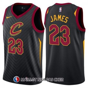 Maillot Cleveland Cavaliers Lebron James Statement 2017-18 23 Noir