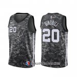 Maillot San Antonio Spurs Manu Ginobili Ville Camuflaje