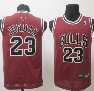 Maillot Enfant de Jordan Chicago Bulls #23 Rouge