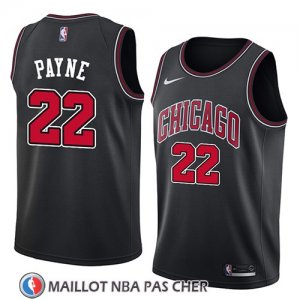 Maillot Chicago Bulls Cameron Payne No 22 Statement 2018 Noir