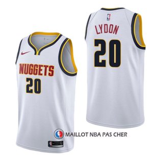 Maillot Denver Nuggets Tyler Lydon Association Blanc