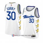 Maillot Golden State Warriors Stephen Curry NO 30 Champs Whitestars 2022-23 Blanc