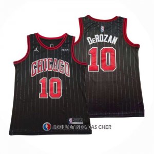 Maillot Chicago Bulls Demar Derozan NO 10 Statement 2020-21 Noir