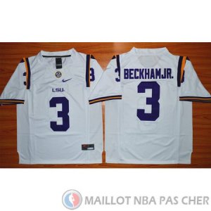 Maillot NCAA Odell Beckham Jr. Blanc