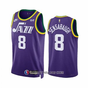 Maillot Utah Jazz Brice Sensabaugh NO 8 Classic 2023-24 Volet
