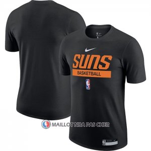 Maillot Manche Courte Phoenix Suns Practice Performance 2022-23 Noir