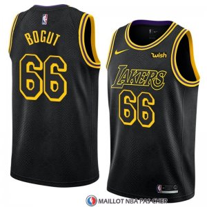Maillot Los Angeles Lakers Andrew Bogut Ville 2018 Noir
