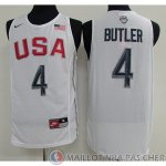 Maillot USA Dream 12 Teams Butler #4 Blanc