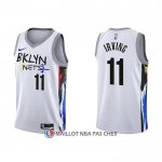 Maillot Brooklyn Nets Kyrie Irving NO 11 Ville 2022-23 Blanc