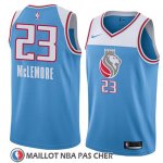 Maillot Sacramento Kings Ben Mclemore No 23 Ciudad 2018 Bleu