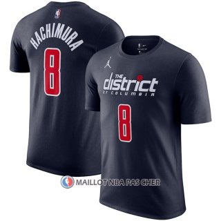 Maillot Manche Courte Washington Wizards Rui Hachimura Statement Bleu