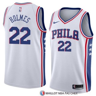Maillot Philadelphia 76ers Richaun Holmes Association 2018 Blanc