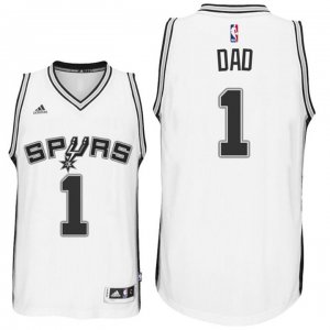 Maillot Fete des Peres Spurs Dad 1 Blanc