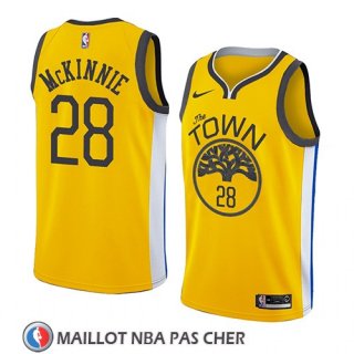 Maillot Golden State Warriors Alfonzo Mckinnie Earned 2018-19 Jaune