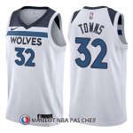 Maillot Minnesota Timberwolves Karl Anthony 32 Towns 2017-18 Blanc
