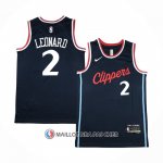 Maillot Los Angeles Clippers Kawhi Leonard Icon 2024-25 Bleu