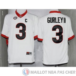 Maillot NCAA Todd Gurley II Blanc Edicion Limitada