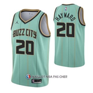Maillot Charlotte Hornets Gordon Hayward Ville 2020-21 Vert