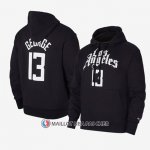 Veste a Capuche Los Angeles Clippers Paul George Ville Noir