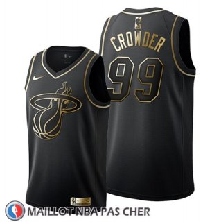 Maillot Golden Edition Miami Heat Jae Crowder 2019-20 Noir
